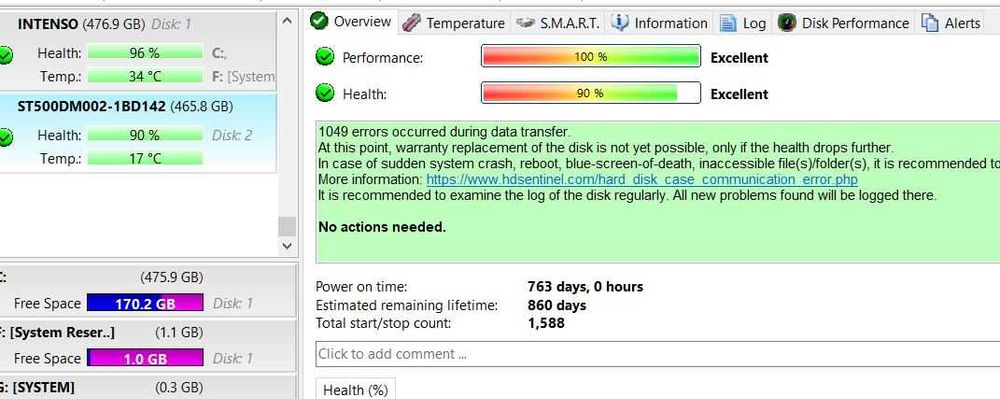 Pachet 2 x HDD 3.5" de 500 GB