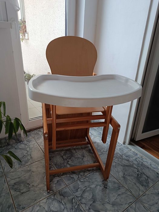 Scaun de masa bebelusi lemn calitate superioara