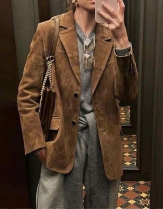 Пиджак замшевый Vicolo