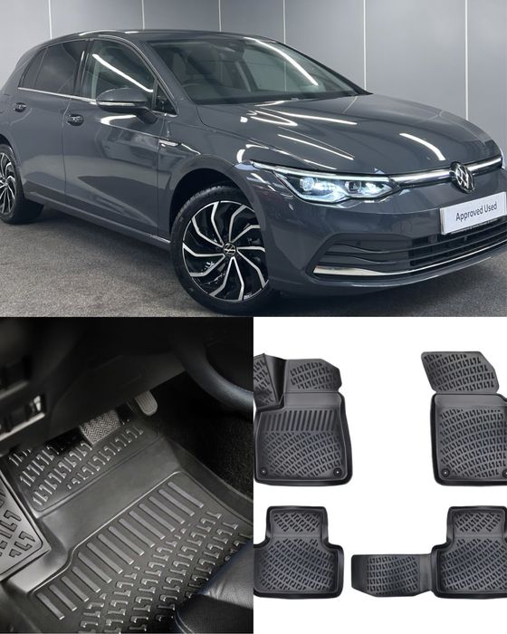 Гумени стелки VW Golf 8 автомат,ръчка  (2019+)