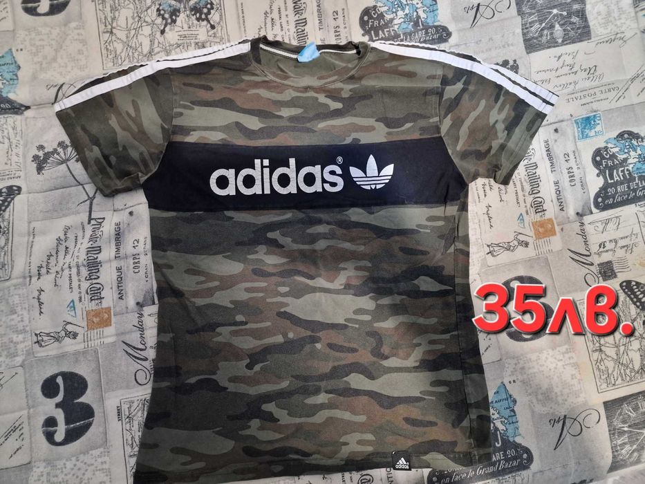 Оригинална тениска Adidas,Nike Camouflage, The North Face