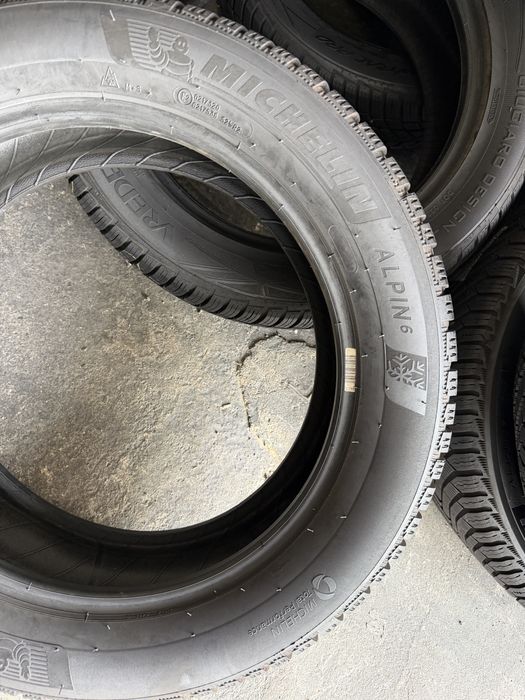 4 anvelope iarna 215/55/17 , Michelin Alpin 6 , 7.5 mm