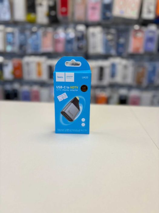 Adaptor Hoco UA33, USB-C la HDMI, Rezolutie 4K/30Hz, Negru