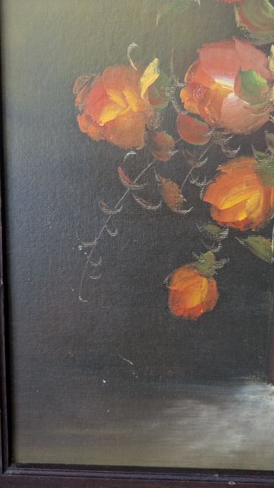 Tablou vechi in ulei pe pânză semnat Courbet