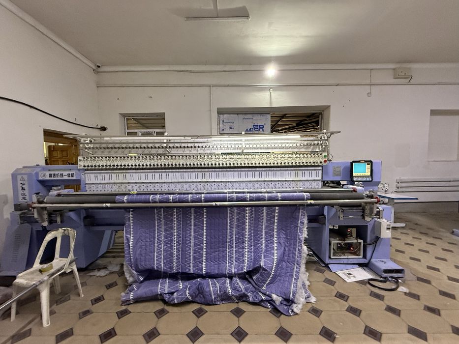 Кўрпа қовиш линияси 2018-йил ишлаб турибди ишлатиб берамиз яна 4 та бо