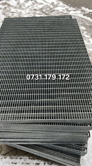 Gretare si trepte zincate metalice
