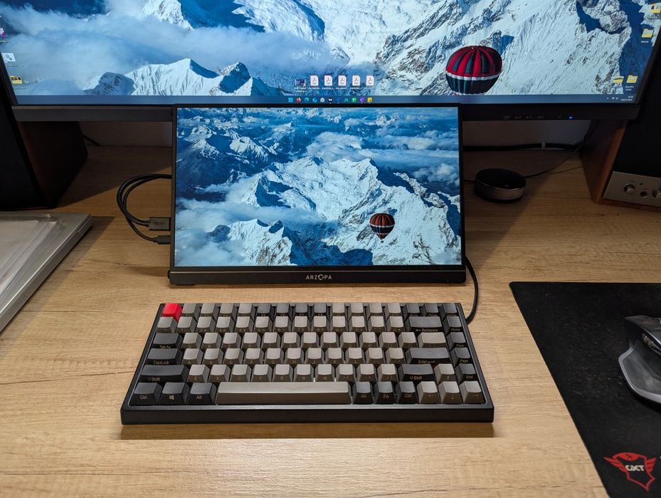 Tastatura mecanica Keycool KC84 cherry MX brown switches