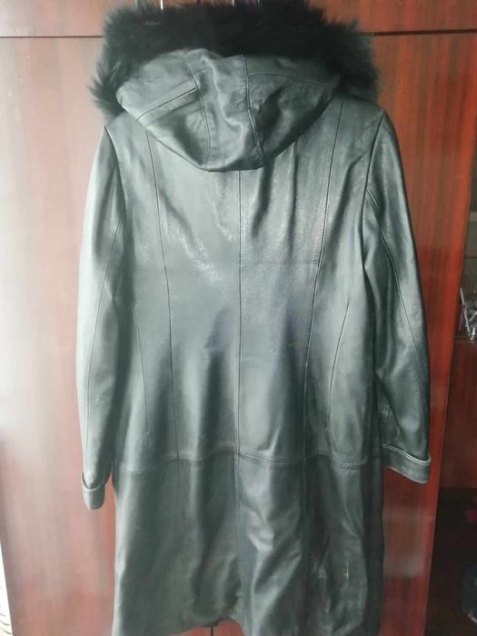 Дамско палто от естествена кожа