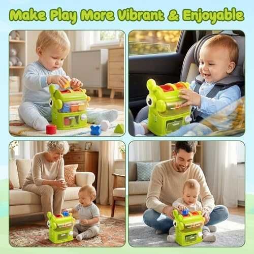 Нов Монтесори сортер форми и цветове образователна играчка за деца 1-3 г