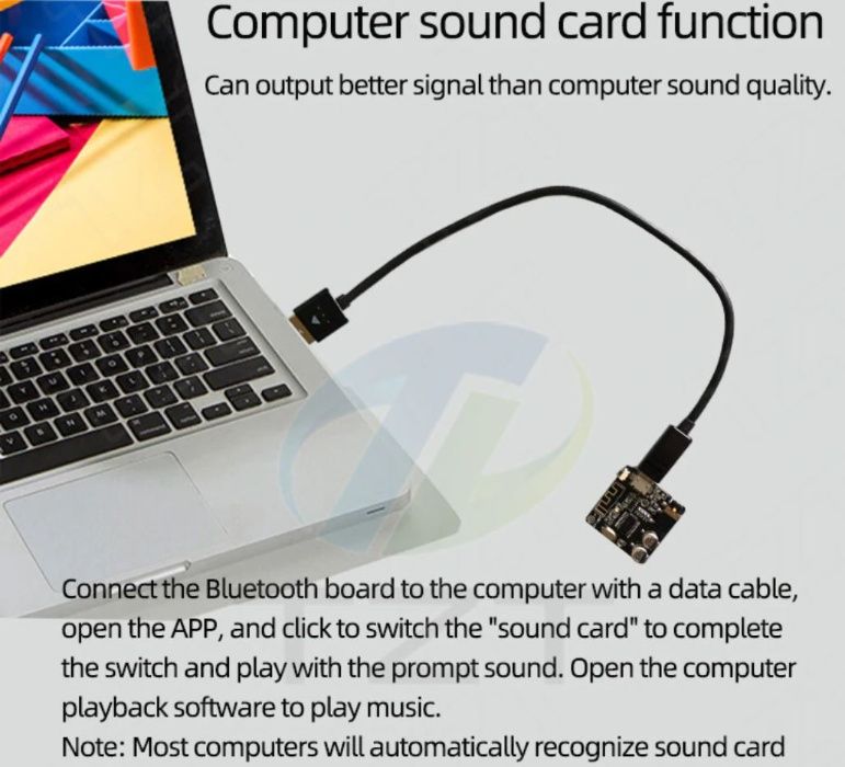 Modul RECEIVER AUDIO adaptor Bluetooth 5.0 PLACA SUNET externa USB