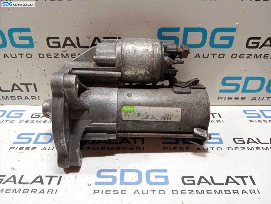 Electromotor VALEO Cu 9 Dinti Peugeot 306 1.4 1.6 1997 - 2006 Cod 9648644680 [M5832]