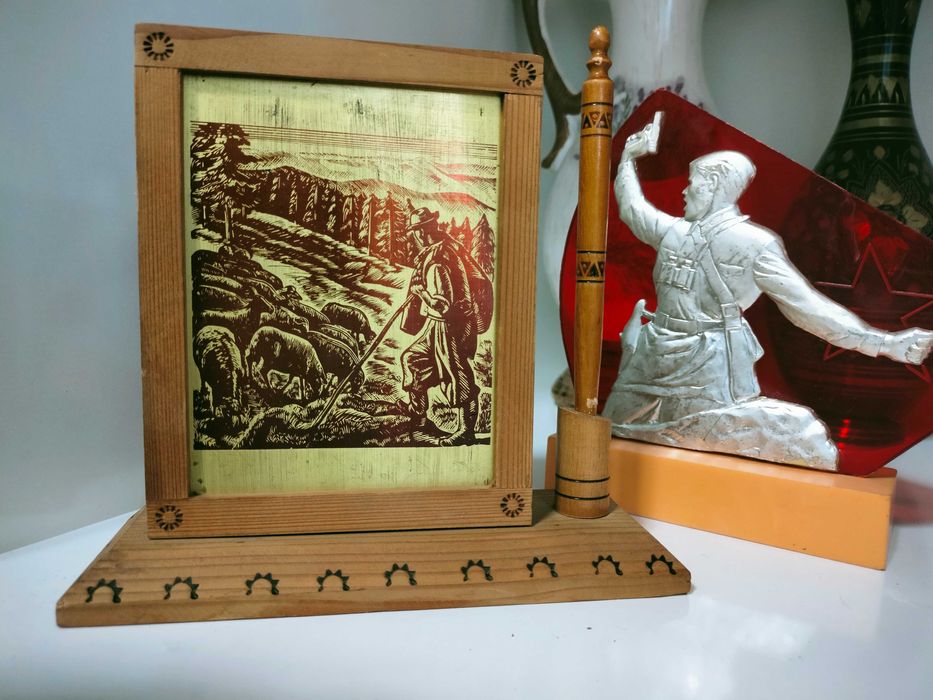 Настольная плакетка, пресс-папье, сувенир, СССР