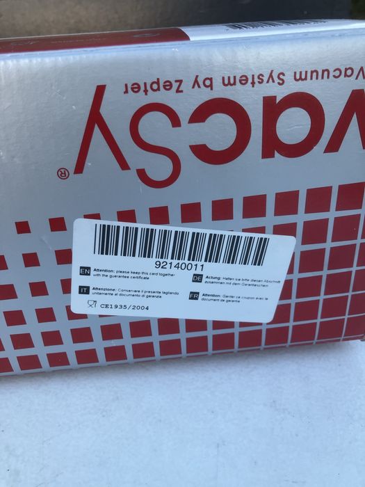 Vas de sticla pentru sistemul VacSy Zepter