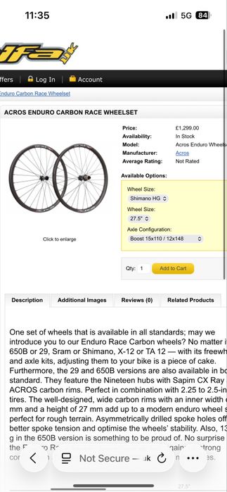 Propain Tyee 27.5”/M/Full Carbon