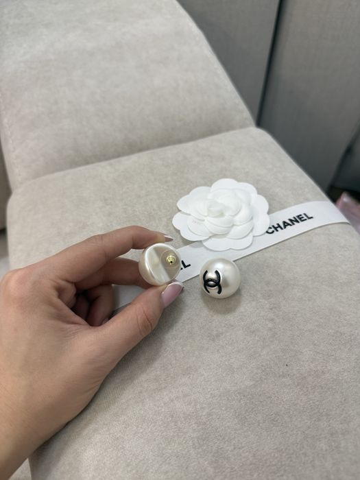 Серьги Шанель с упаковкой