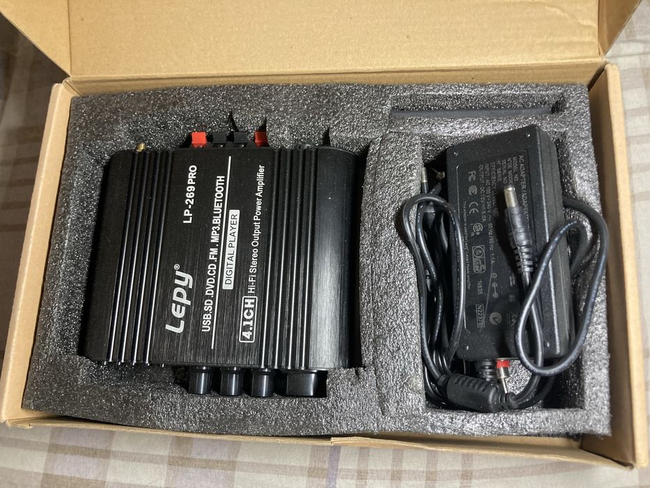 Аудио усилитель Lepy LP269 Pro для дома и авто