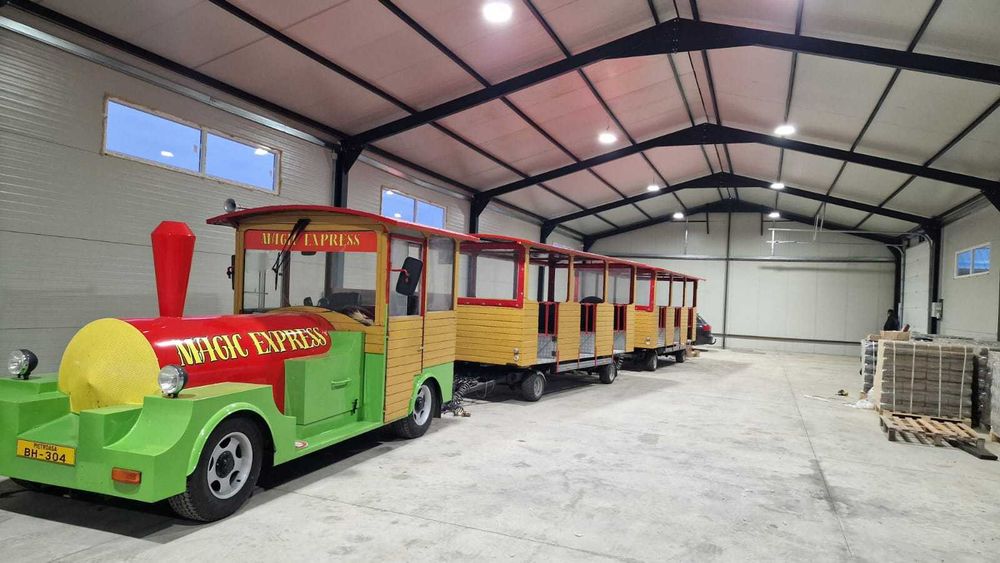 Trenuleț Turistic Diesel – 42 locuri, LED, GPS, camere