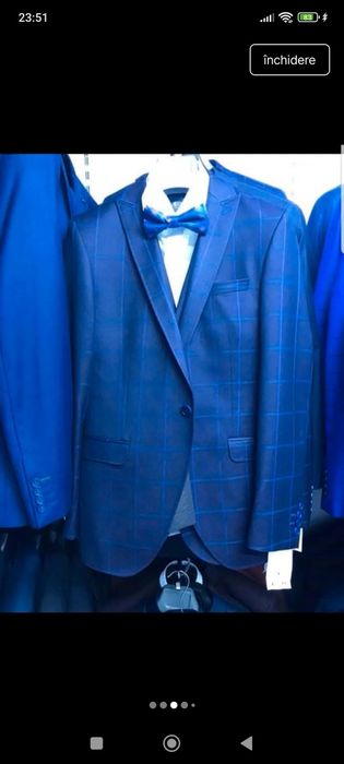 Costum barbati , purtat o singura data