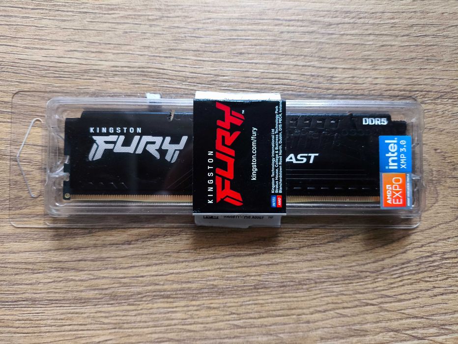 Ram kingston fury beast ddr5 16gb 6000 cl36 hynix/samsung