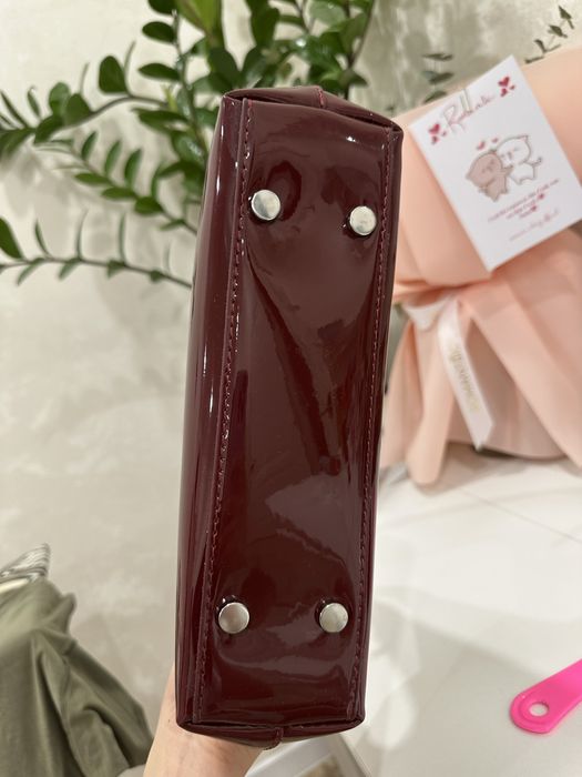 Сумка бордовая хобо