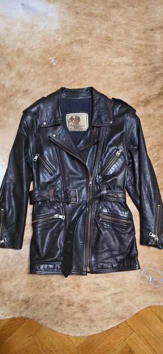 Geaca piele lunga dama