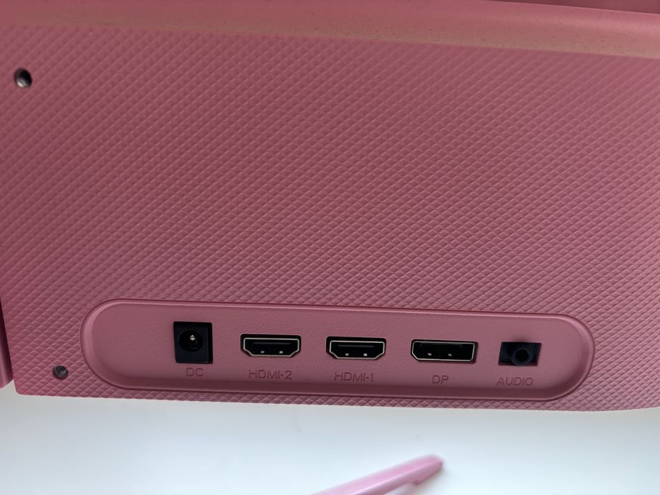 Монитор 144гц, розовый