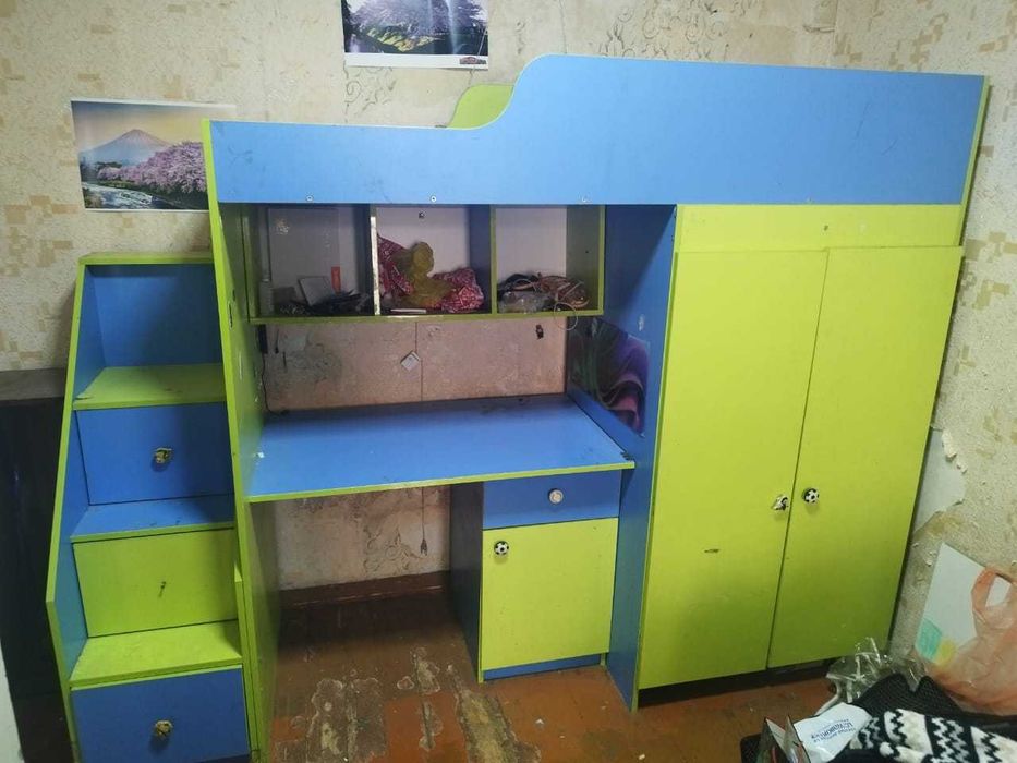 Кровать чердак подростковая до 15 лет