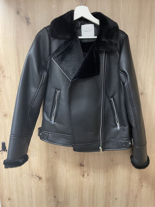 Geaca cu guler de blana Mohito