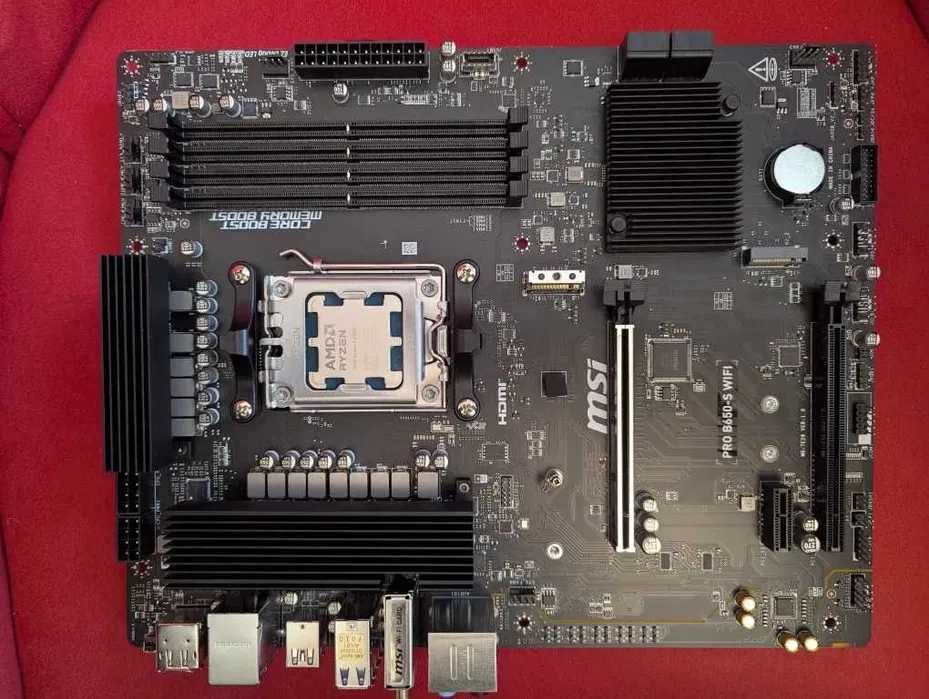 Ryzen 5 7600 + ново дънo MSI B650 GAMING + 16GB DDR5 RAM / опция 32GB