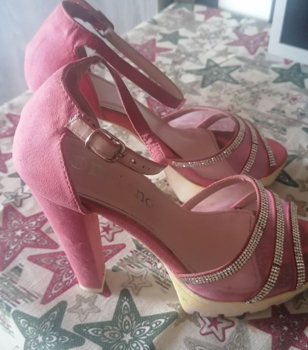 Sandale dama toc 10cm mărimea 37
