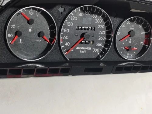 W124 AMG оптитрон шкалы щиток