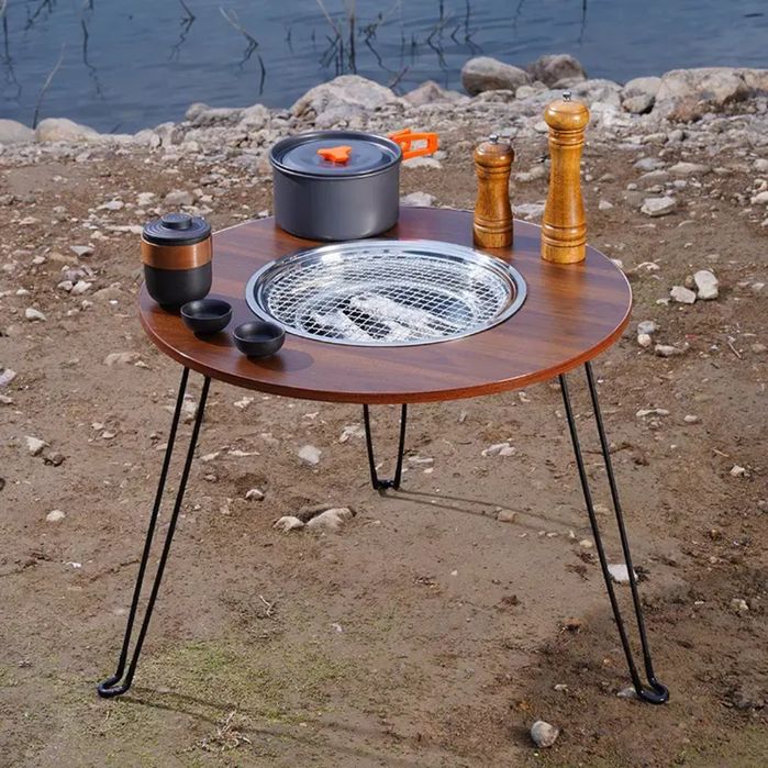 Прокат туристическая Кемпинговый стол с мангалом