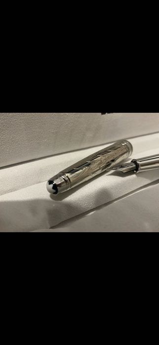 Stilou Mont Blanc micul print capac argintiu