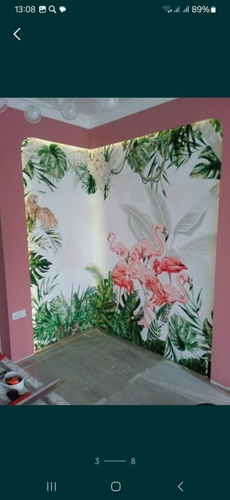 Обои, Галтели,Побелка .Левкас