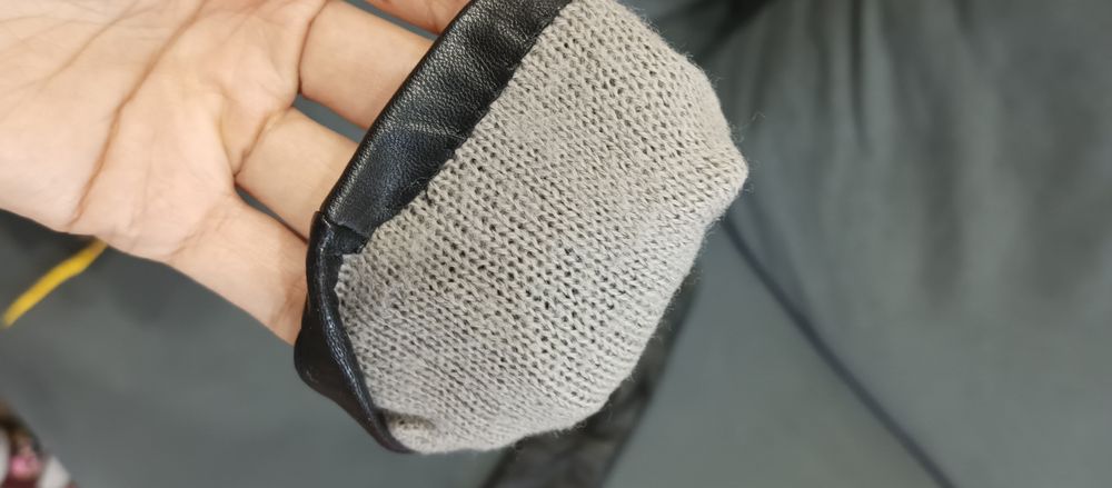 Перчатки кожаные