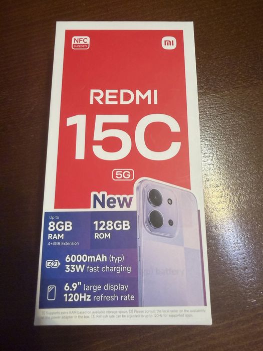 Продавам тефон Redmi 15 С
