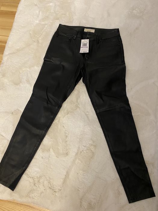 Pantaloni piele Michael Kors