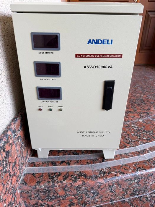 Стабилизатор ANDELI 10квт
Состояние как новое
1,5 млн сум