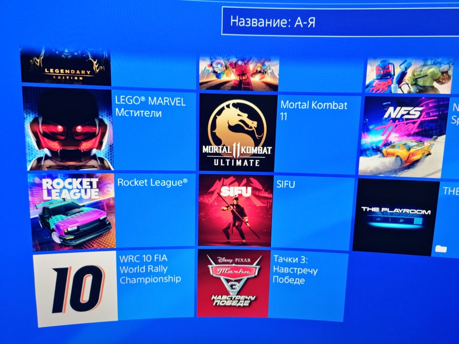 Playstation 4 Slim 1Tb, 1 дж., с топ играми.