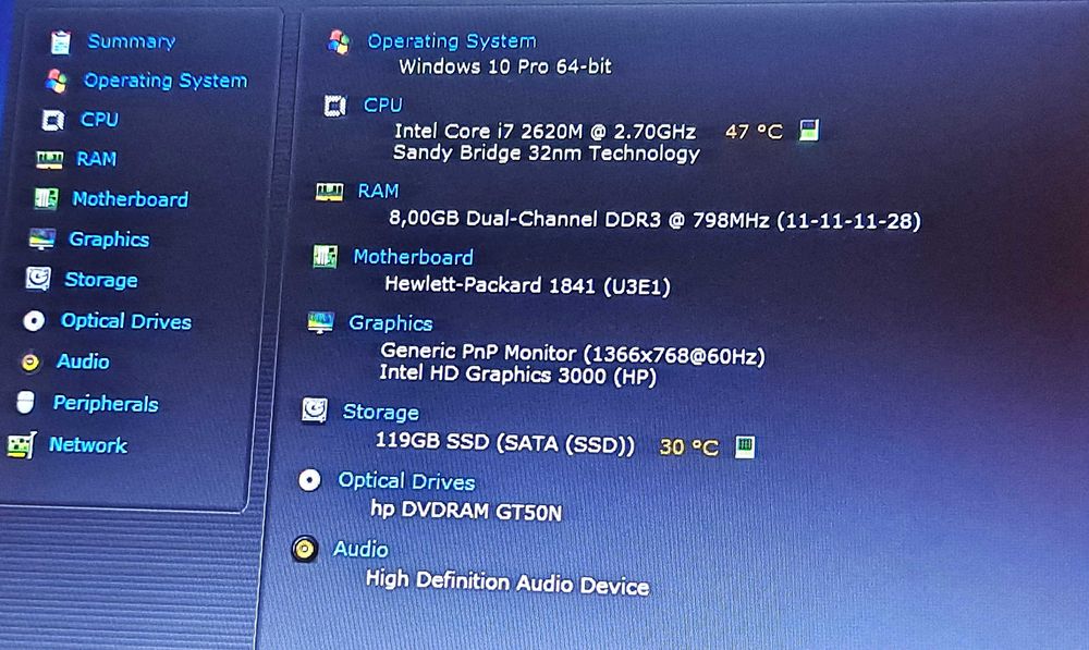 Vand laptop HP Pavilion G6-Intel Core i7-2620M--8GB RAM--SSD 120GB Nou