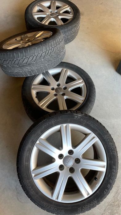 Jante originale Audi R17 ET42 5x112 A4 B8 A5 impecabile