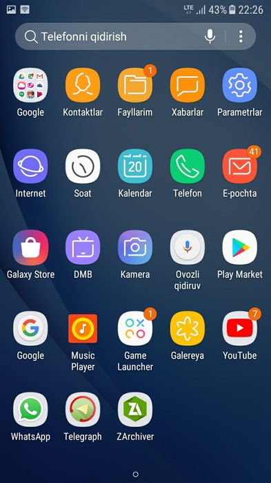 Samsung J5 Lite sotiladi
