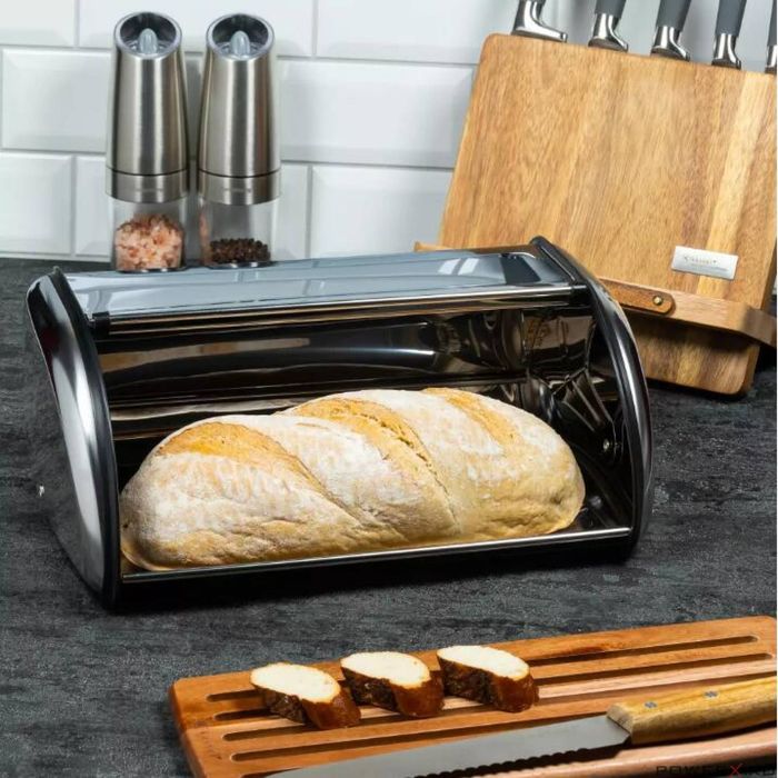 Cutie pentru paine, argintiu, 36x24x15 cm, KingHoff