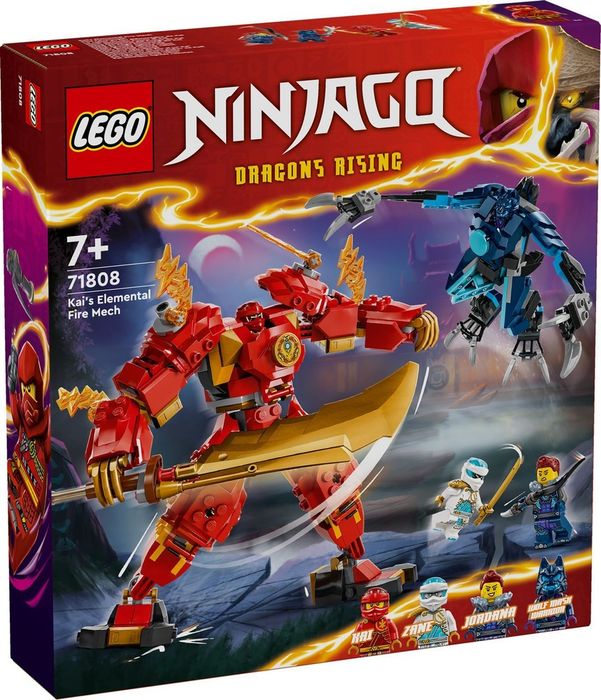 Конструктор LEGO Ninjago Элементальный огненный механизм Кая
Набор:
•И