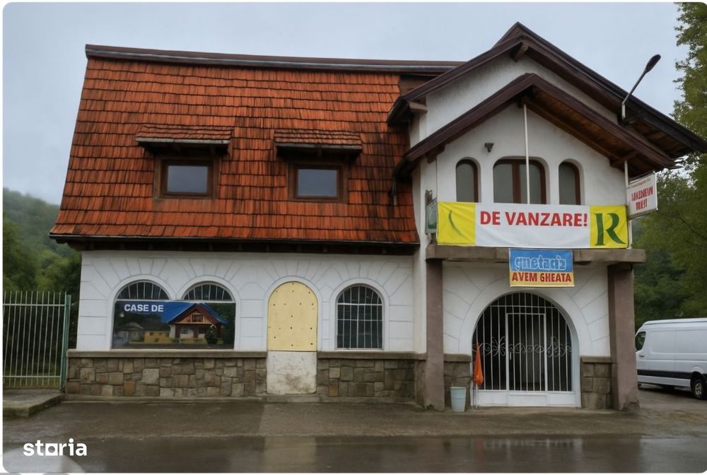 Casa plus spațiu comercial, stradal,Campina, Lunca Mare