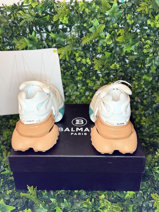Adidasi/Sneakers Balmain Unicorn white orange