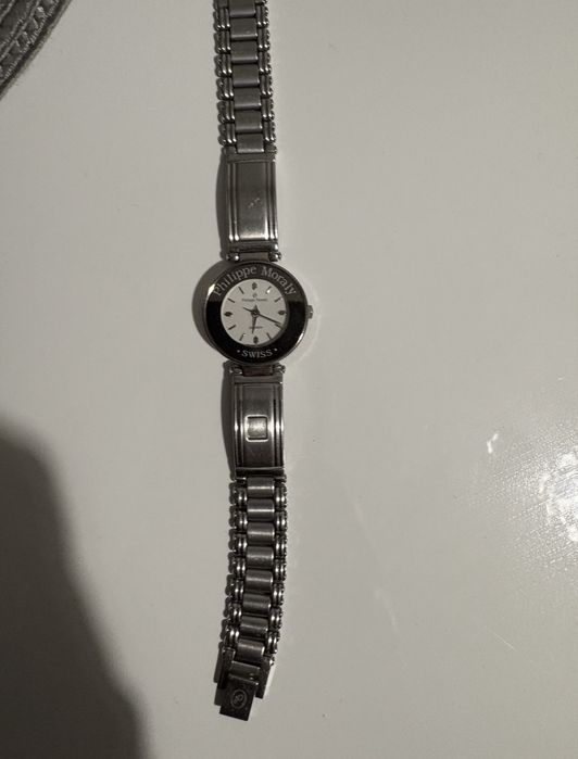 Ceas philippe moraly de dama bratara argintie