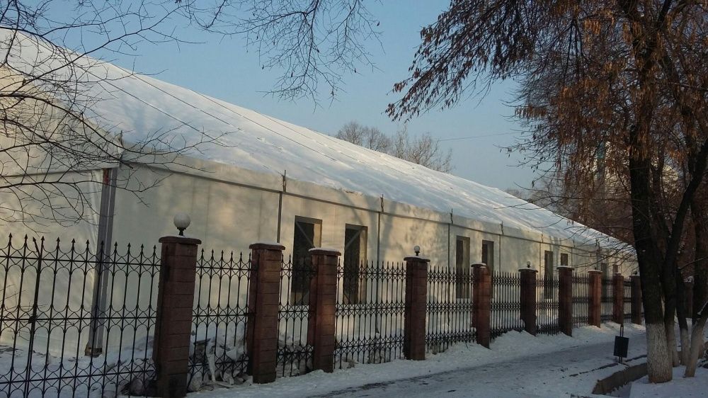 Алюминиевые тентовые ангары.