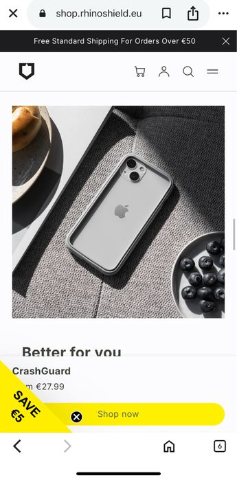 Crash guard case iphone 13/13 pro