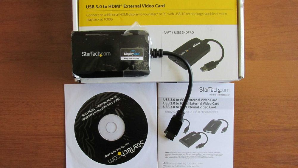 External Video Card USB3 to HDMI Srar Tech